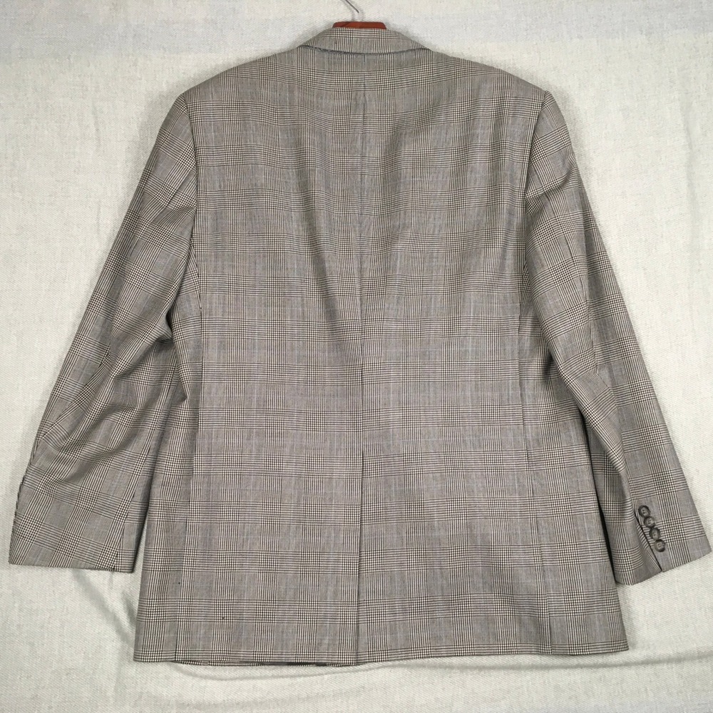 Brooks Brothers 346 Men's Blazer Suit Jacket Wool Cashmere Plaid Size 43R - Picture 11 of 12